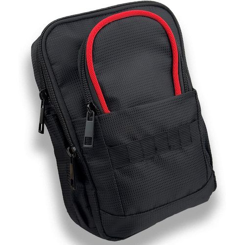 Jgd-Sac Tactique Pour Objets De Valeur De Golf Avec Mousqueton À Clip Étanche, Pour Ceinture, Chariot Ou Sac À Dos, Sac Compact Pour Accessoires De Golf, Pour Balles, Tees, Gants Et Outils Edc, Noir