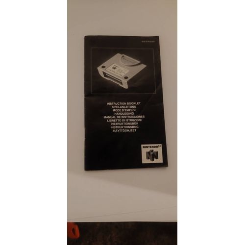 Notice d'utilisation Controller Pak (carte mémoire) nintendo 64