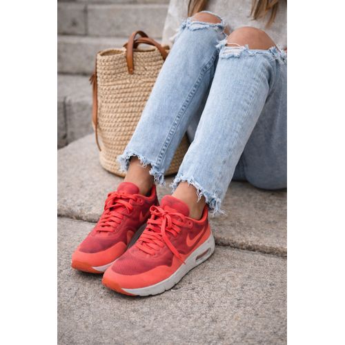 Baskets Nike Orange Fluo & Blanches  Sneakers Running Femme  Taille 36,5