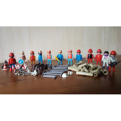 Playmobil : BTP Travaux Publics-Bâtiment : figurines et accessoires