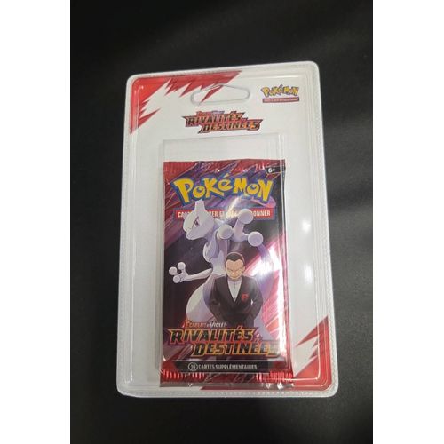 Booster Pokemon Mewtwo Rivalités Destinées Sous Blister Neuf Sceller Fr