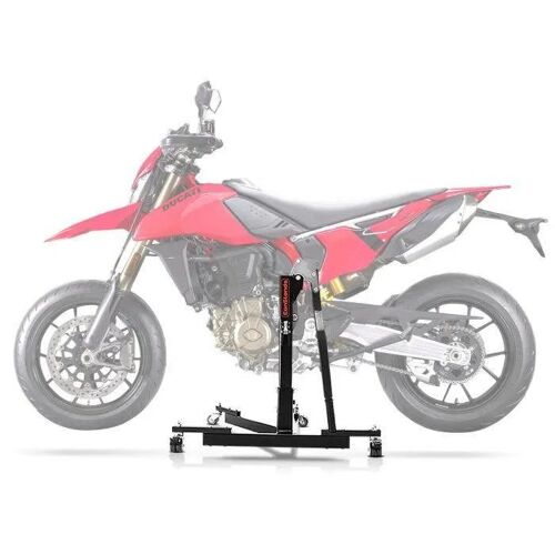 Lève Moto Centrale Compatible Avec Ducati Hypermotard 698 Mono / Rve 24-25 Noir Power-Evo Constands