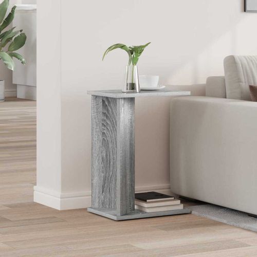 Vidaxl Table D'appoint Gris Sonoma 35 X 25 X 50 Cm Bois D'ingénierie