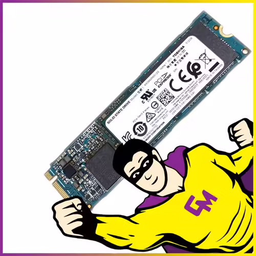 SSD NVMe M.2 2280 512 Go Kioxia KXG6AZNV512G Clé M