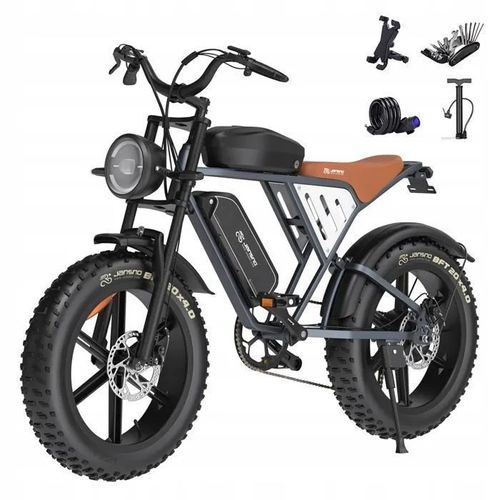 Vélo Électrique - Jansno - X70m - 20 Pouces - Moteur 750w - Double Batterie 48v - 80km Autonomie - Vitesse Max 45km/H