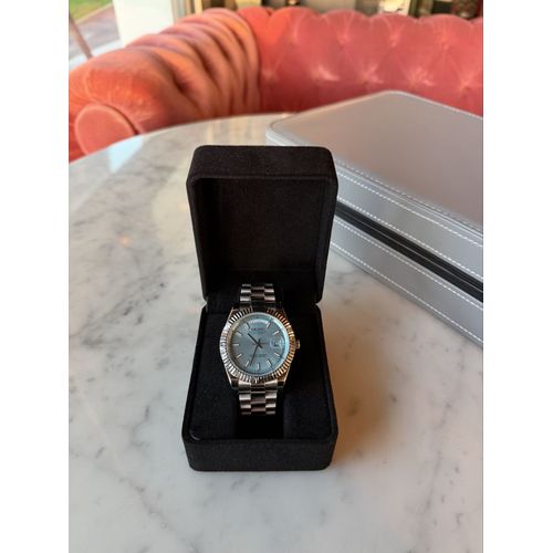 Montre Seiko Mod Cadran Bleu Glace - Style Jubilé