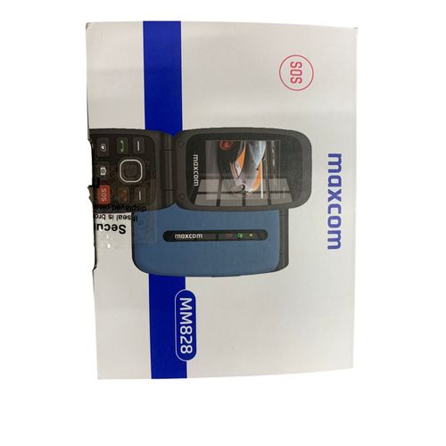 TA(C)lA(C)phone portable Maxcom Telephone MM 828 4G dual SIM Bleu