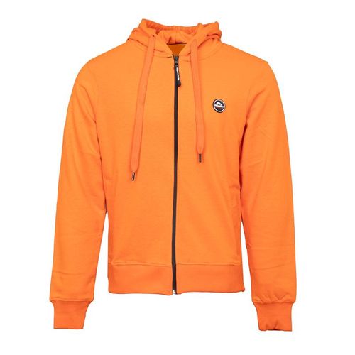 Sweat Zip Capuche 08gaia Orange Homme Helvetica