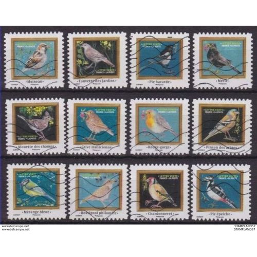 France 2025 Oblitéré : Mélodie D'Oiseaux