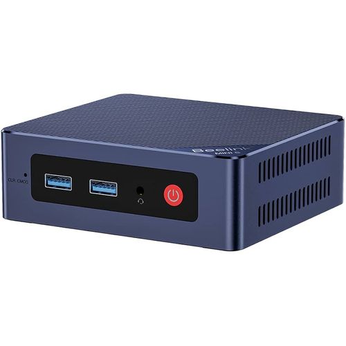 Mini PC Beelink Mini S12, mini-ordinateur avec processeur Alder Lake-N N95, 16 Go de RAM SO-DIMM DDR4 + SSD M.2 2280 500 Go (SATA3), Wi-Fi 5, double HDMI, double affichage, 1¿