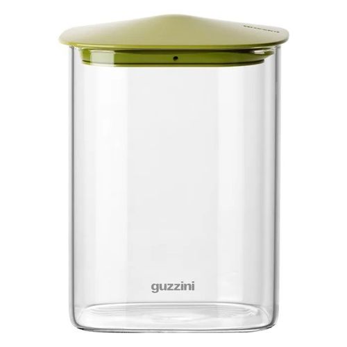 Guzzini Barattolo Vetro Borosilicato 1lt Fresh&style Rettangolare Verde