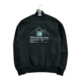 Reconditionné - Sweat Femme Manches Longues Noir The North Face - Col Rond - Taille Xs - Femme - Noir