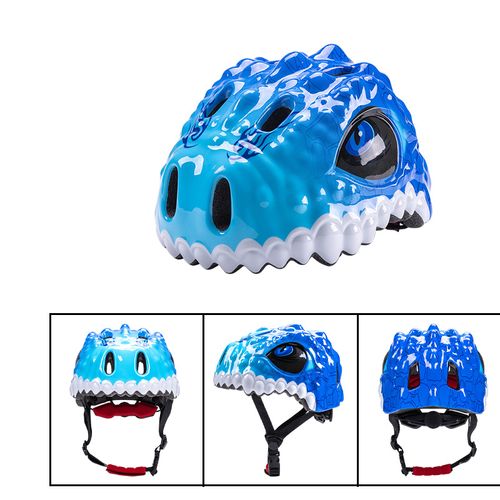 Casque De Vélo Enfant Léger - Casque Cartoon Réglable Respirant Pour Garçons Et Filles Protection Sécurité Skateboard Cyclisme Roller Sports Cyclisme - Bleu(50-54cm)