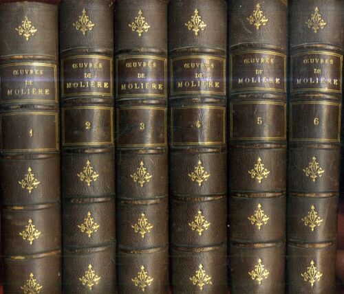 Oeuvres Completes De Moliere Nouvelle Edition Collationnee Sur Les Textes Originaux Avec Leurs Varianres Precedee De Histoire De La Vie De Moiliere Par Voltaire Editions Hebert 1982 7 Tomes