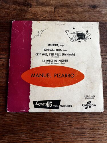 Vinyle 45 Tours Manuel Pizarro Mocosita