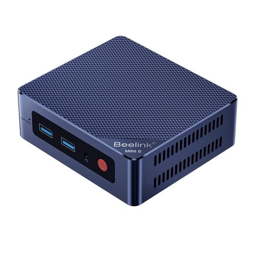 Beelink Mini-S13 Pro Mini PC avec processeur Intel Twin Alder Lake-N150 jusqu¿à 3,60 GHz, 16 Go de RAM et SSD 500 Go. Idéal pour le bureau, le travail quotidien et le multitâche.