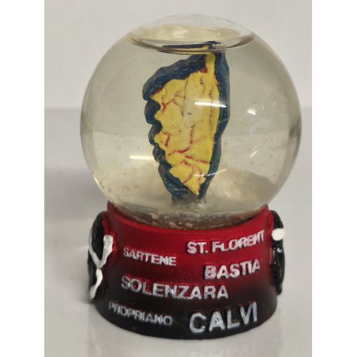 Boule A Neige Corse Hauteur 6 Cm