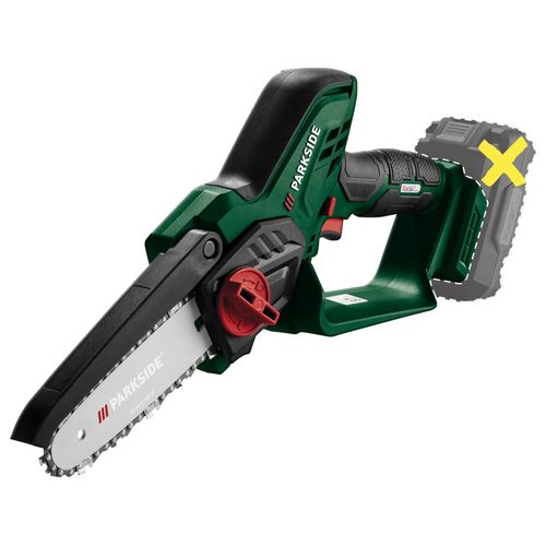 PARKSIDE - MINI TRONCONNEUSE A BOIS SANS FIL - 20 V - SANS BATTERIE NI CHARGEUR