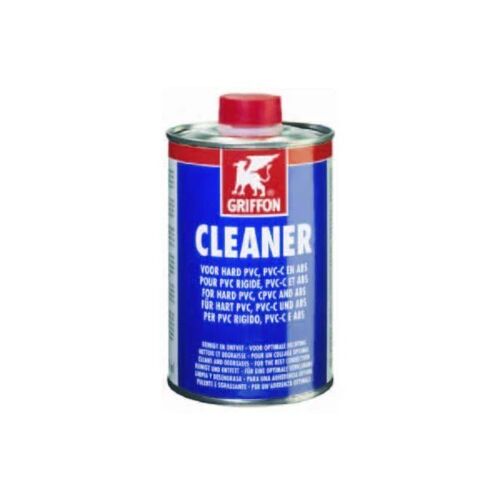 Griffon Cleaner PVC 125 ml – Nettoyant & Dégraissant Professionnel pour Tubes, Raccords et Surfaces PVC Rigide