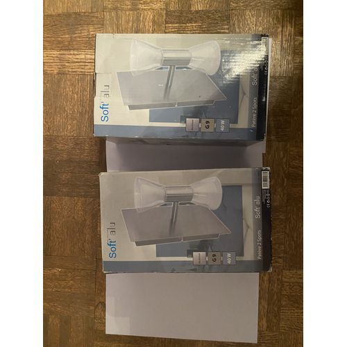 Lot De 2 Patères 2 Spots