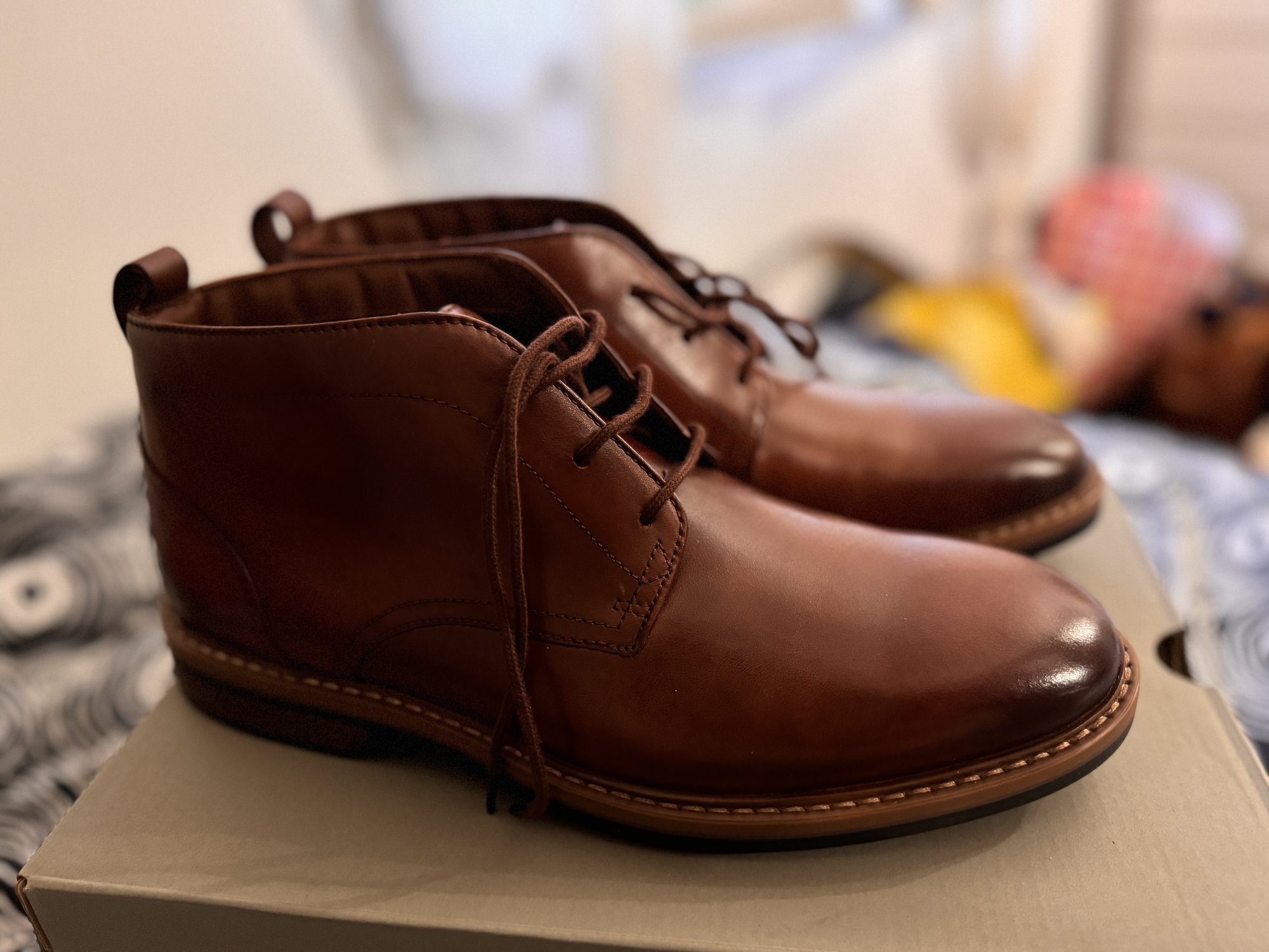 Bottines Alvin Chukka Clarks Homme Pointure 43 Marron