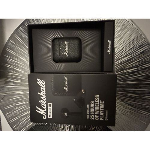 🎧 Écouteurs Marshall Minor III – Excellent état + boîte d’origine