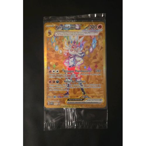 Carte Pokémon Pyrobut Ex Promo Gold Svp163 Fr - Neuf Sous Blister- Pokefantasyy