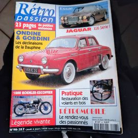 Retro Passion 1437. Jaguar Xj6 Série 1 Et Renault Dauphine Ondine Et Gordini. En Bon État.