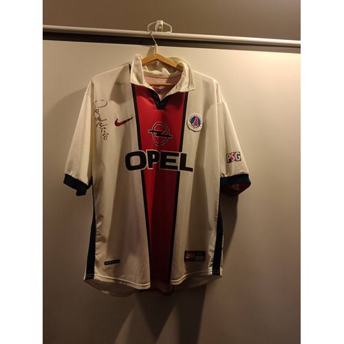 Maillot Psg Vintage No 9 Anelka Et Signe Ronaldinho