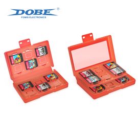 ​Boîte de rangement 24 emplacements pour cartes de jeu Switch 2 - Couleurs Rouge transparent