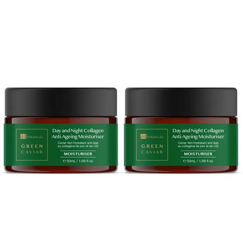 Dr Botanicals Pack Duo De Crème Hydratante Anti-Âge Jour & Nuit Caviar Vert 50ml X 2 
