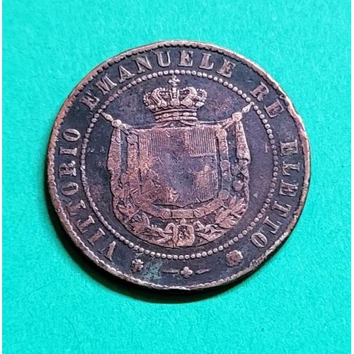 Monnaie Régionale 5 Centisemi 1859 Gouvernement De La Toscane - Tbeau -