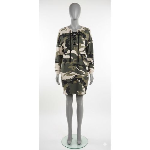 Robe Sweat À Imprimé Camouflage - Zara - Taille S