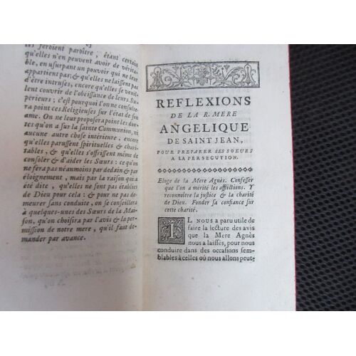 Reflexions De La R Mère Angelique De S Jean Arnaud , Abbesse De P R Des Champs 1737