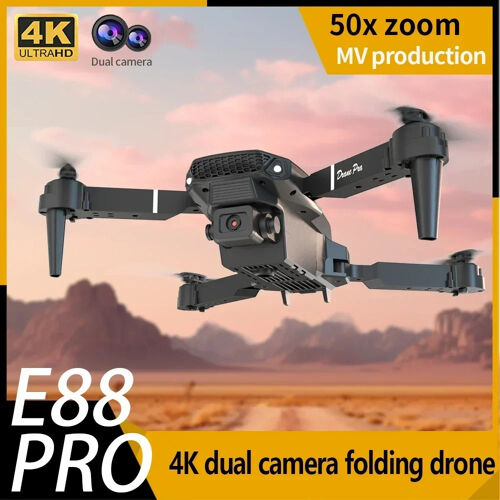 Drone Pro 4k Hd Wifi 2 Cameras, Modele: 1 Batterie