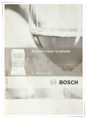 Mode D'Emploi - Notice Technique : Machine À Laver, Lave Vaisselle Bosh