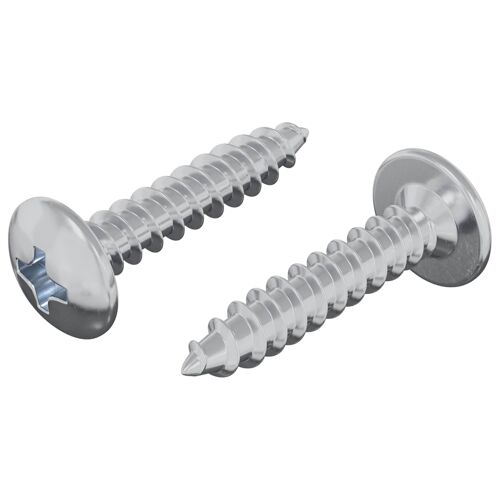 vidaXL Clou auto-perceur 2 pcs Zincé 4 x 20 mm Acier