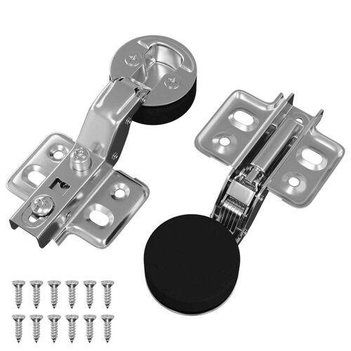 vidaXL Charnière 2 pcs Argenté 0 Fer