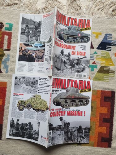 Armes Militaria Hors Série N° 33 Et N° 36 : L'Été 1943 ( 1 Et 2 ), Objectif Messine ! Par Yves Buffetaut. Collection Les Grandes Batailles De La Seconde Guerre Mondiale ( 1999 - 2000 ).