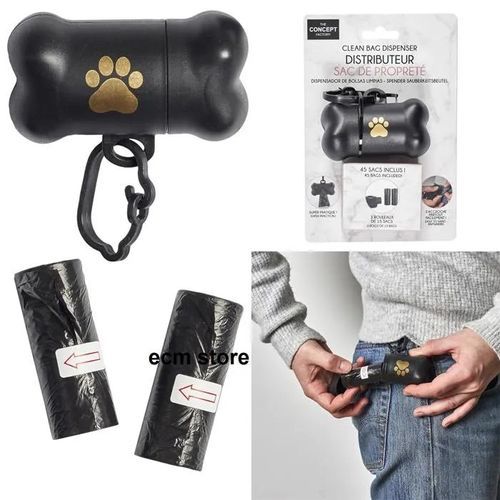 Distributeur De Sacs À Crottes - The Concept Factory - 45 Sacs - Léger - Pratique