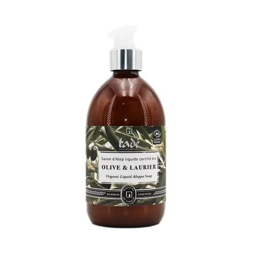 Tadé Méditerranée Savon D#039;Alep Liquide Olive Et Laurier Bio 500ml 