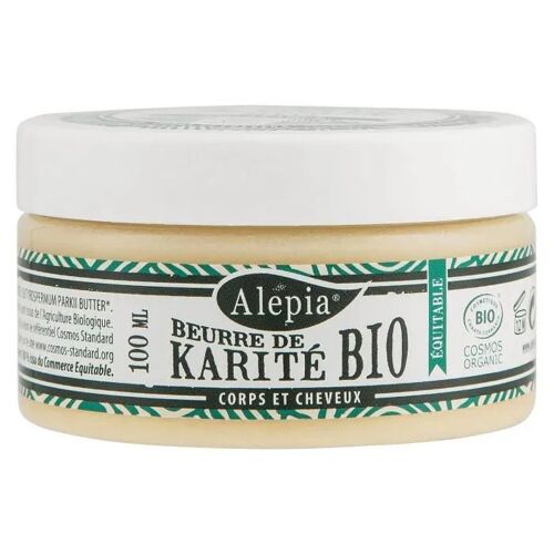 Alepia Beurre De Karité Équitable Non Raffiné Bio 100 Ml Corps Et Cheveux 
