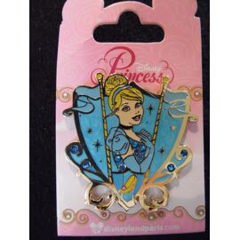 Rare Pins Disney Disneyland Paris : Ecusson Princesse Cendrillon + Strass