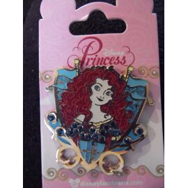 Rare Pins Disney Disneyland Paris : Ecusson Princesse Mérida Rebelle + Strass