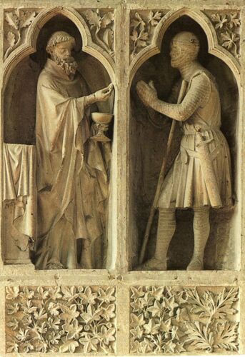 Carte Postale Cathédrale De Reims La Communion Du Chevalier