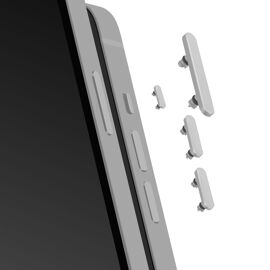 Kit Boutons Latéraux Pour Iphone 16e Power Volume Action Blanc