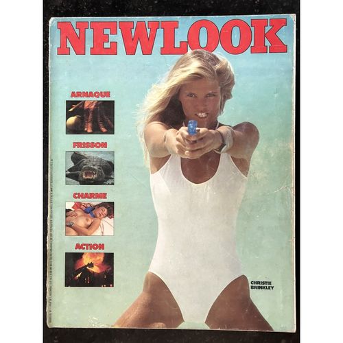 Newlook 001 N° 1 Rare Collector 1983 Charme Cover Christie Brinkley Jeanloup Sieff