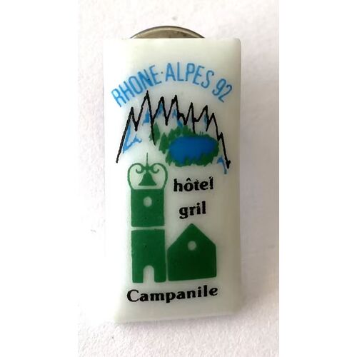 Pins Ville, Région Rhône Alpes 92 Hôtel Grill Campanile / Signé Thosca En Porcelaine Limoges