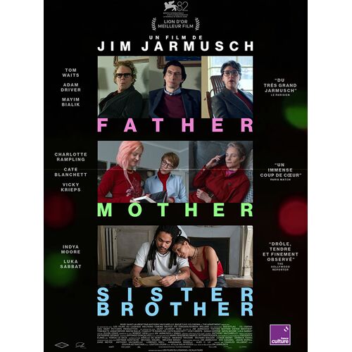 Father Mother Sister Brother - Véritable Affiche De Cinéma Pliée - Format 40x60 Cm - De Jim Jarmusch Avec Tom Waits, Adam Driver, Cate Blanchett, Charlotte Rampling, Indya Moore, Vicky Krieps - 2025