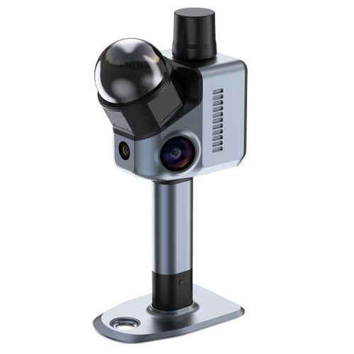 3DMakerpro Hawk Scanner 3D LiDAR, précision de 1,5 cm, 484 000 points/s, champ de vision de 360° × 63,5°, portée de 80 à 140 m, double caméra 13 MP, boîtier métallique IP65, batterie 12 000 mAh